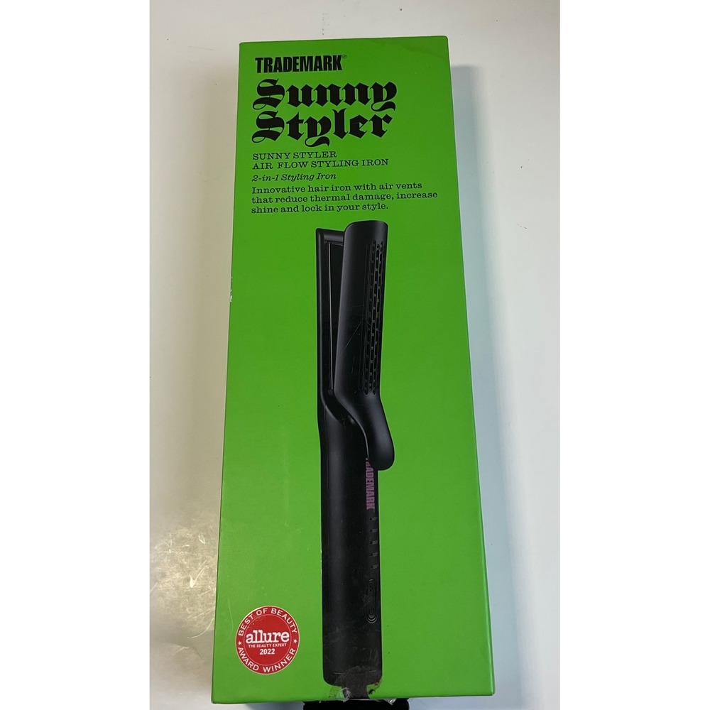Trademark Beauty Sunny Styler Air Flow Styling Iron 2-in-1 Straightener Curler